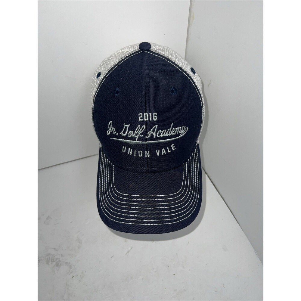 Union Valley Jr Golf Academy 2016 Golf Hat Adjustable Mesh Back Blue White